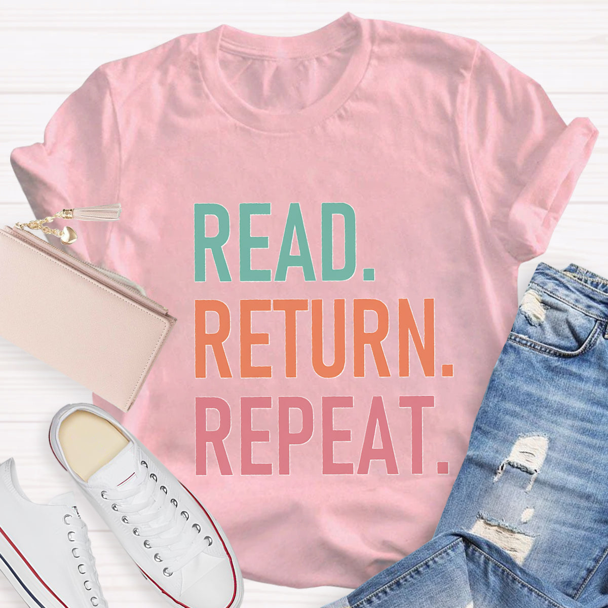 Read Return Repeat Library Book T-Shirt