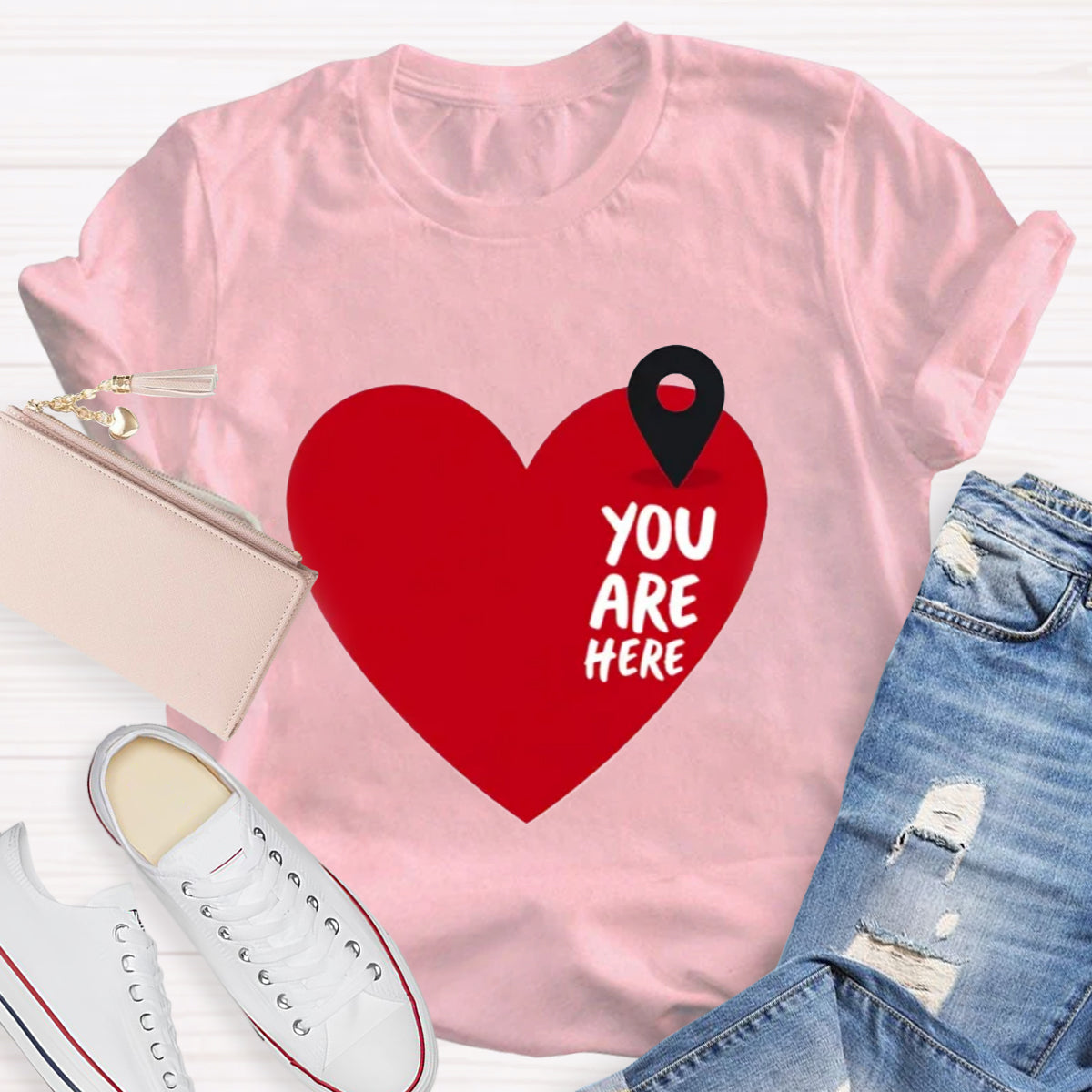 You Are Here In My Heart T-Shirt