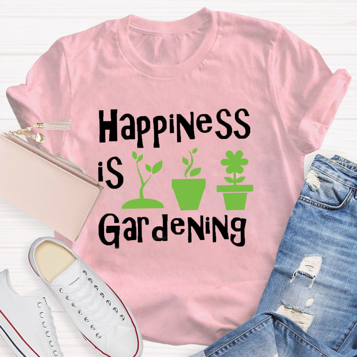 Happiness Is Gardening T-Shirt