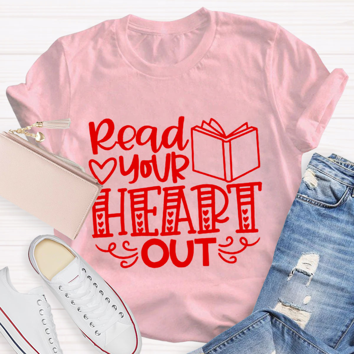 Read Your Heart Out Teacher T-Shirt