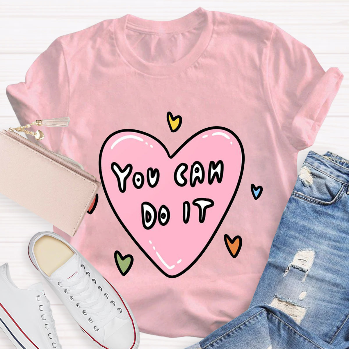 You Can Do It Motivational Language T-Shirt