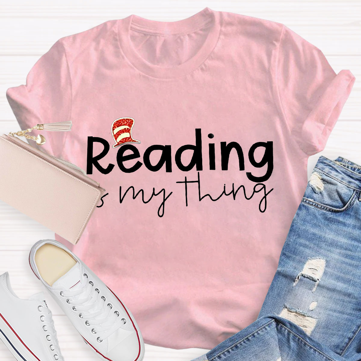 Reading Is My Thing Teacher T-Shirt