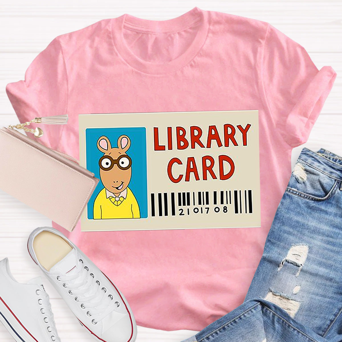 Arthur Library Teacher T-Shirt