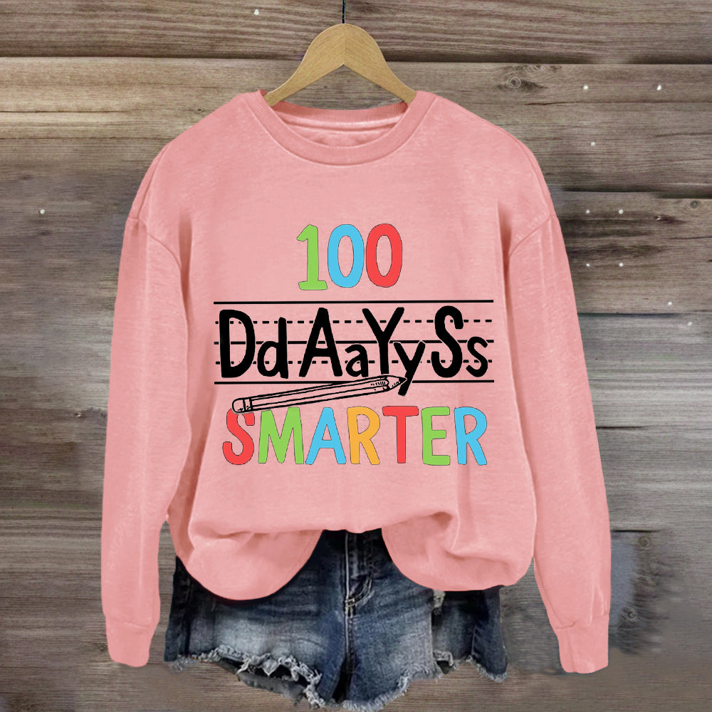 100 Days Smarter Pencil Sweatshirt