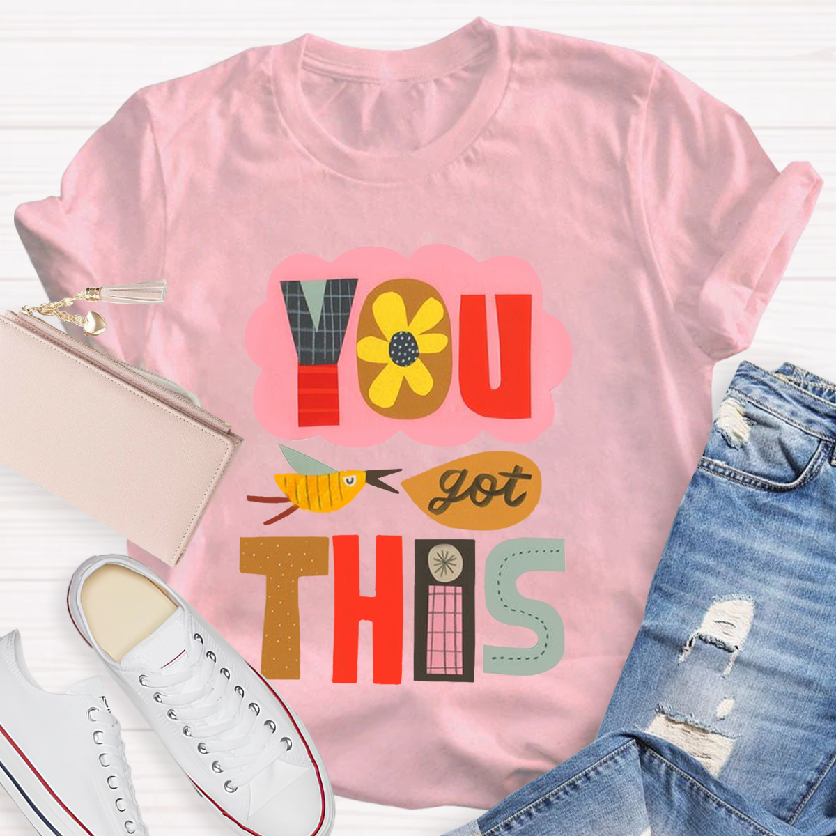 You Got This Geometric Design Test Day T-Shirt