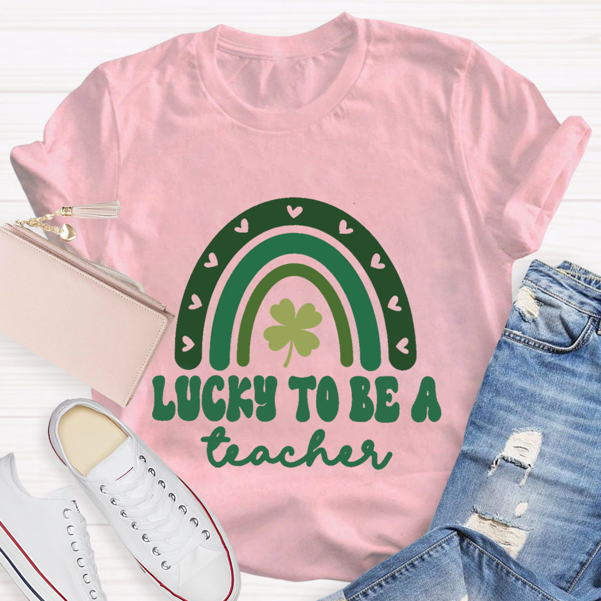 Lucky To Be A Teacher T-Shirt