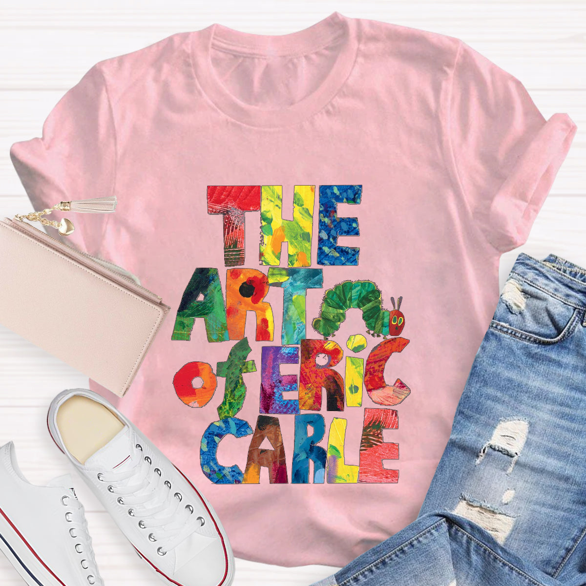 The Art Of Eric Carle Teacher Shirt
