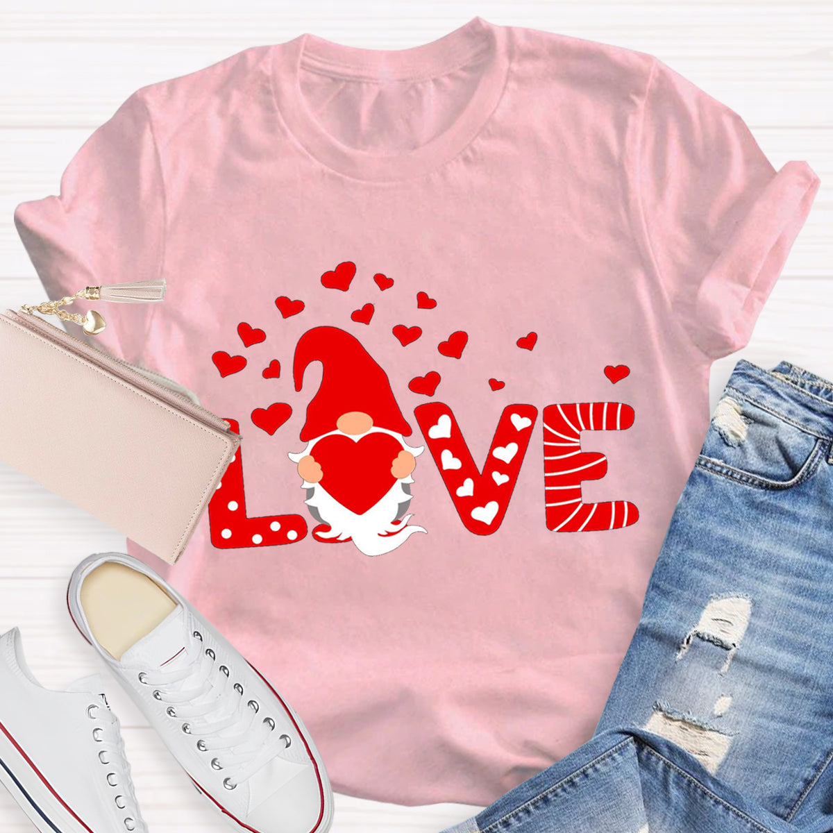 Valentine Love Gnomes T-Shirt