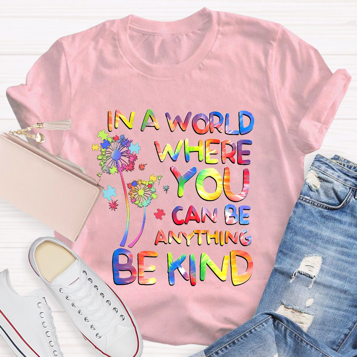 In A World Where You Can Be Anything Dandelion T-Shirt