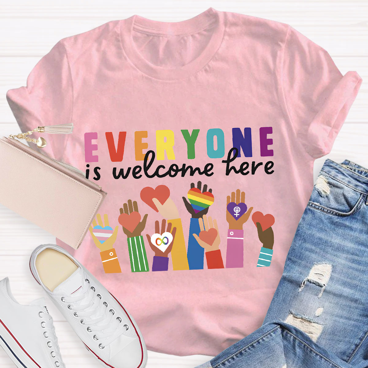 Everyone Is Welcome Here T-Shirt