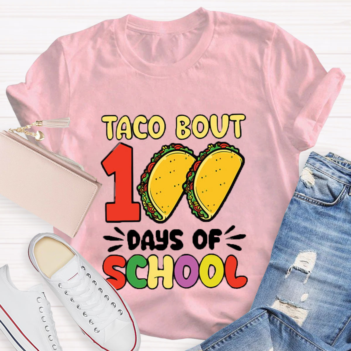 Taco Bout 100 Days Of School T-Shirt