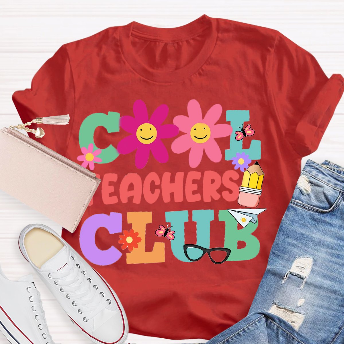 Cool Teachers Club Teacher's Day T-Shirt