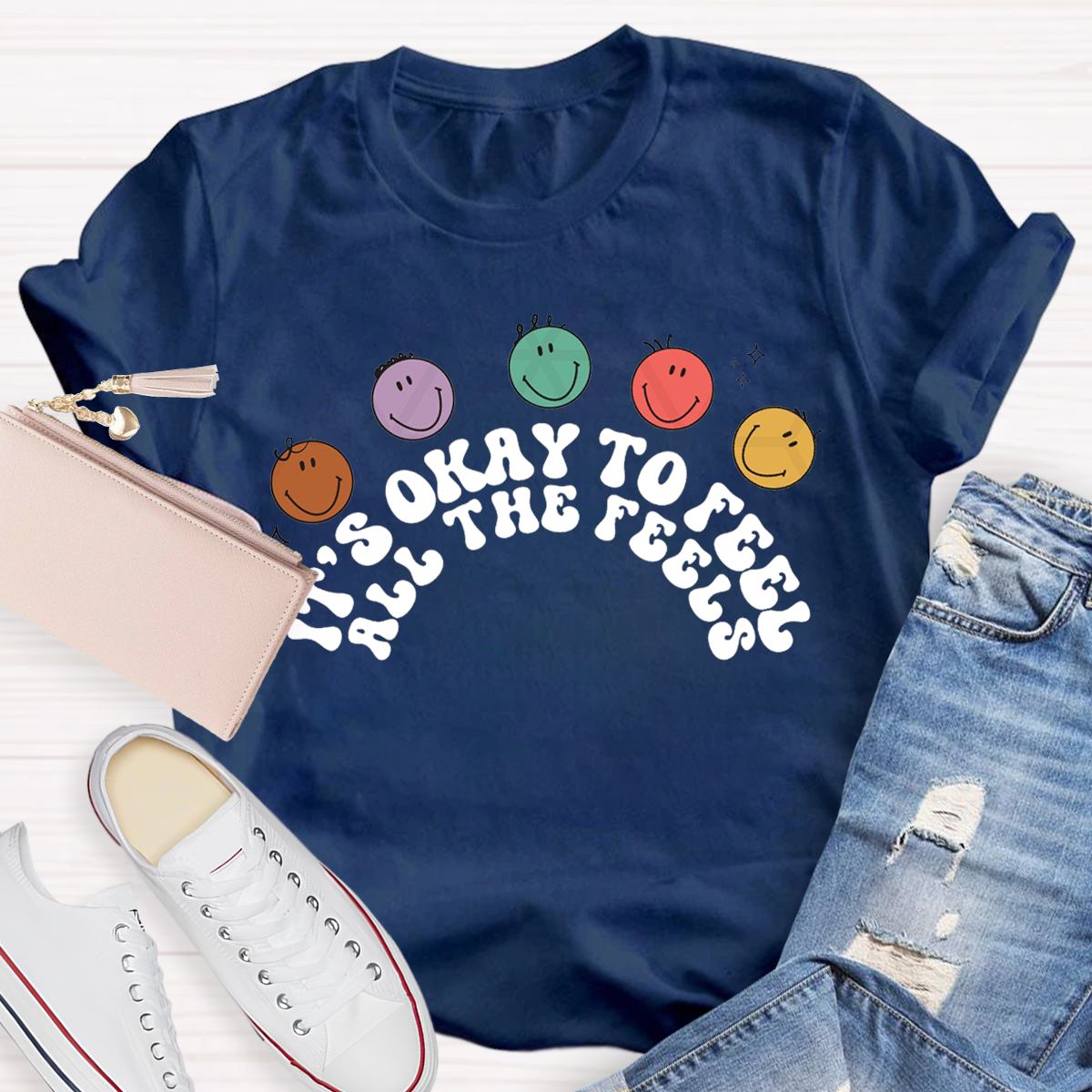 It's Okay To Not Be Ok Feelings  T-Shirt