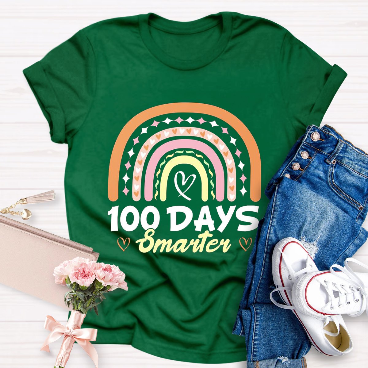 100 Days Smarter Teacher Shirt