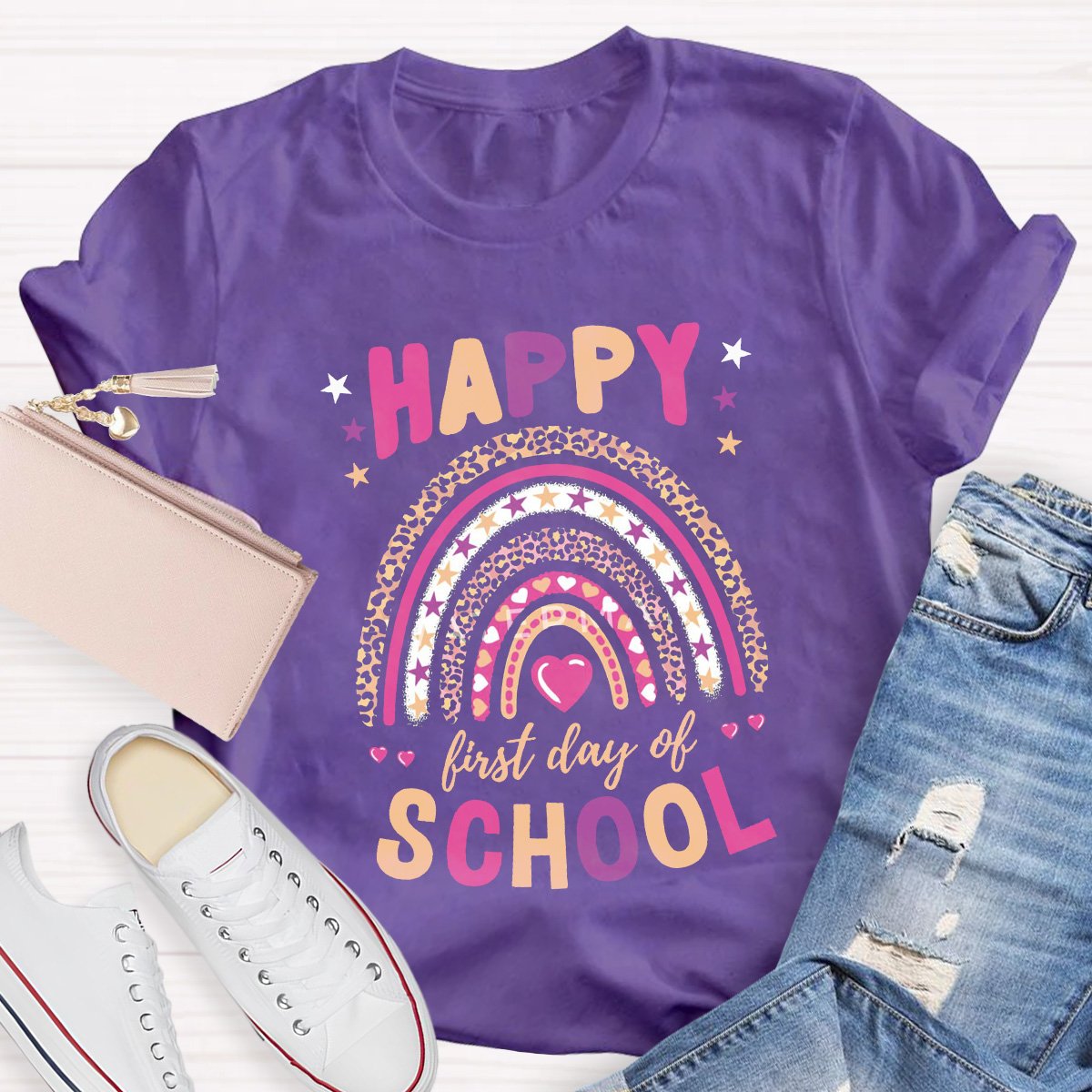 Happy First Day Of School Teacher Shirt