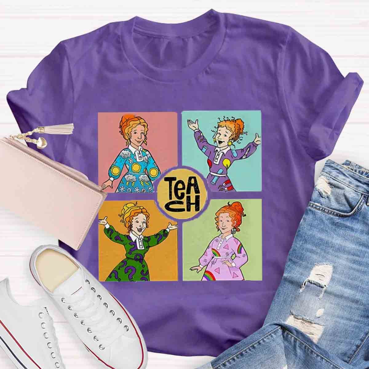 Teach Magic School Bus Teacher T-Shirt