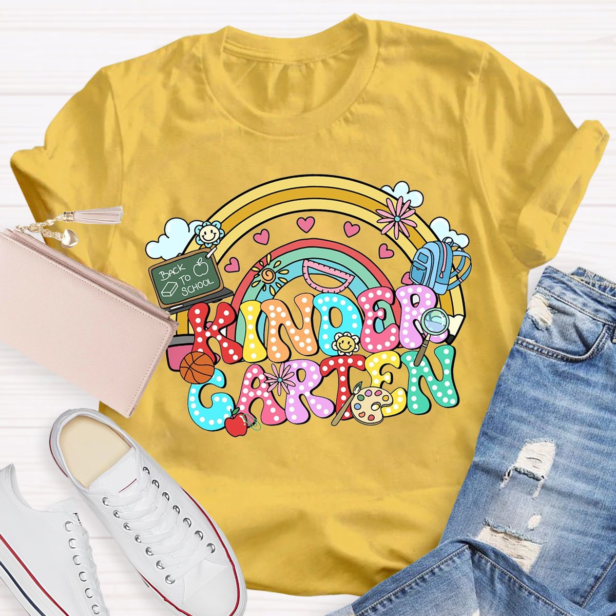 Back To School Kindergarten Teacher T-shirt