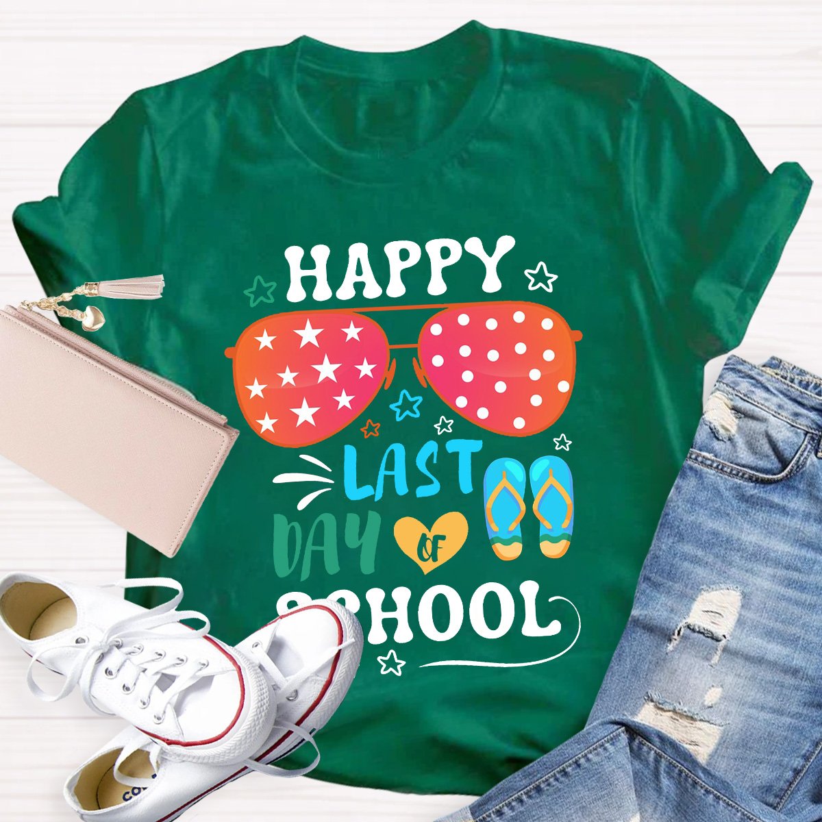 Happy Last Day Of School Funny Teacher Shirt