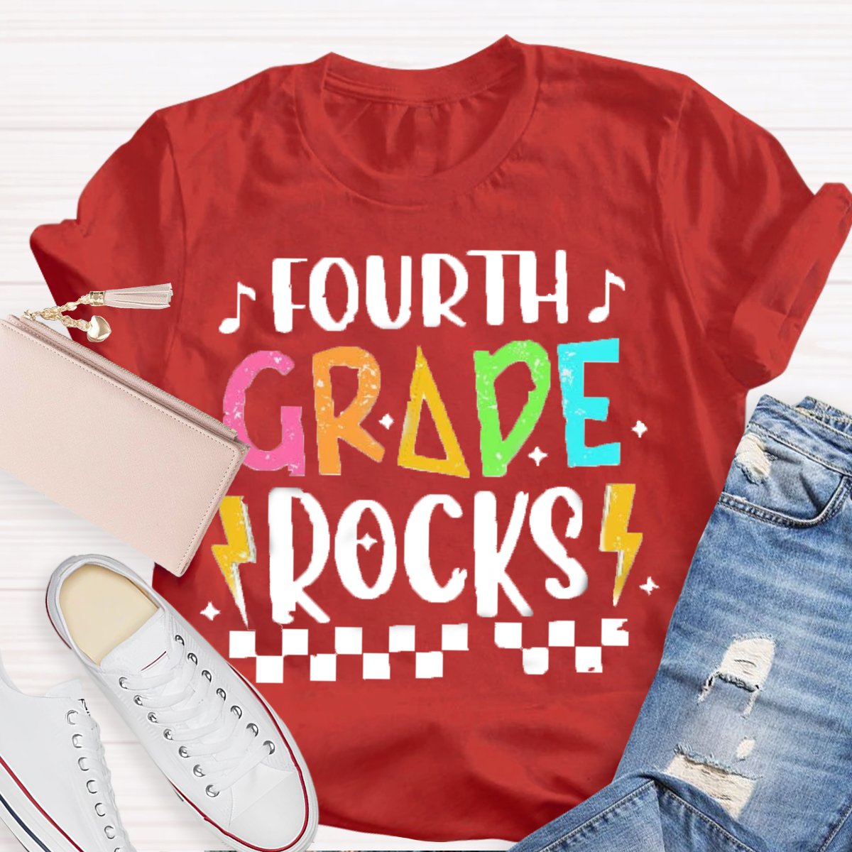 Personalized Grade Rocks Teachers Back To School Shirts