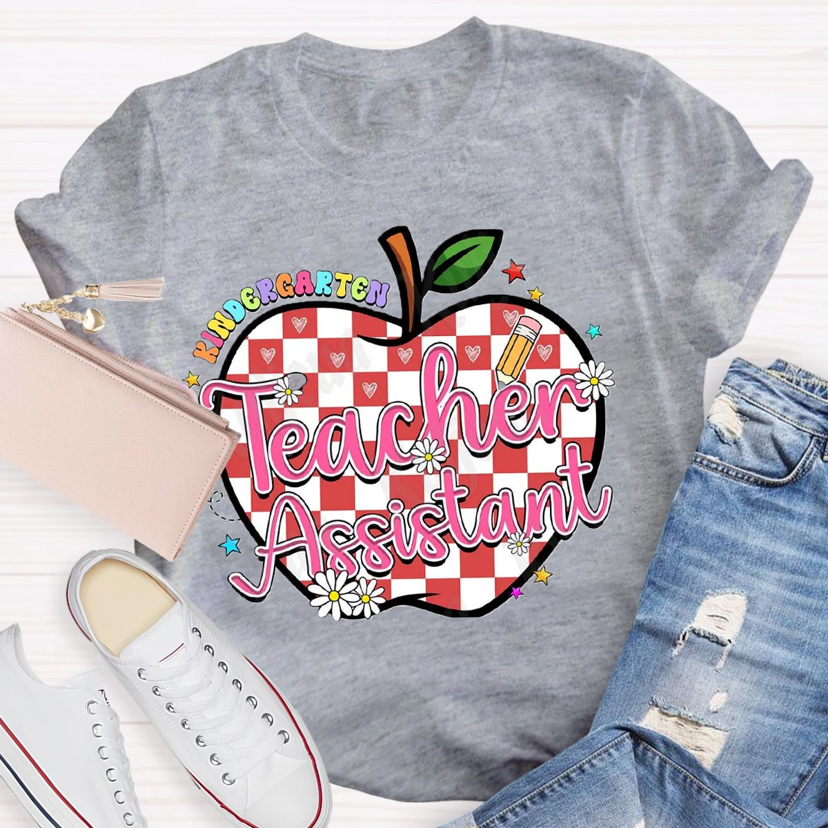 Personalized Grade Teacher Assistant Back To School T-Shirt