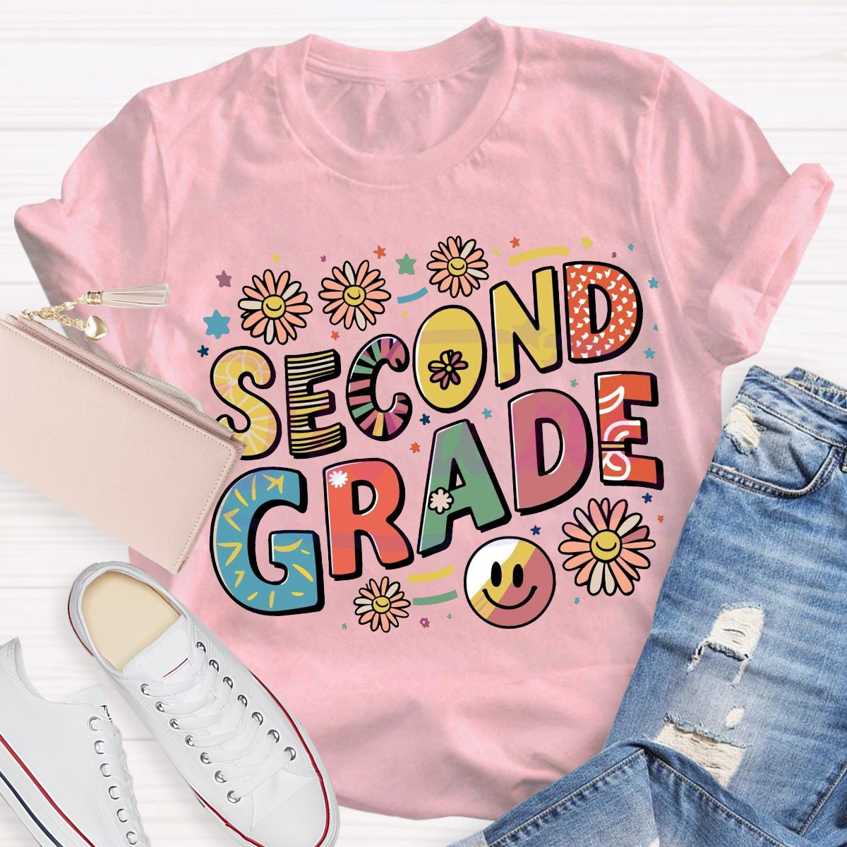 Personalized Your Grade Funny Teacher T-Shirt