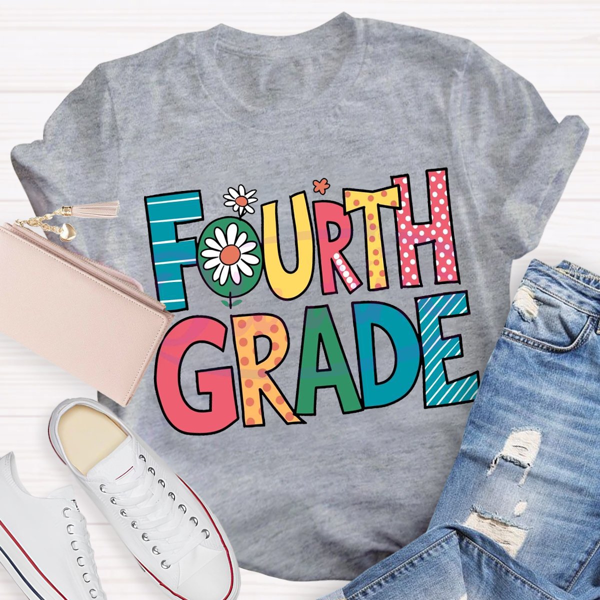 Personalized Your Grade Funny Teacher T-Shirt