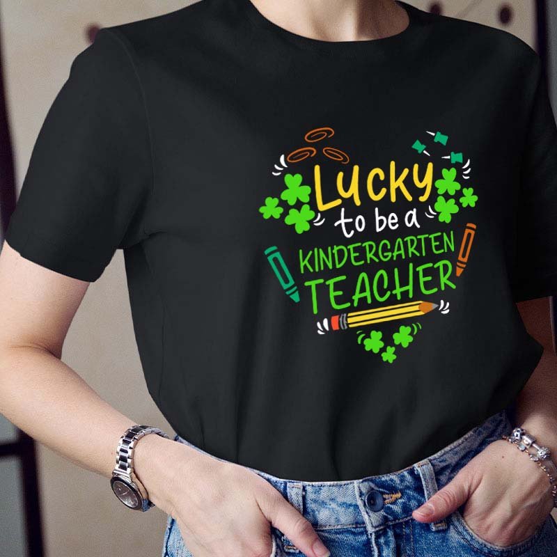 Personalized Lucky To Be A  Teacher T-Shirt