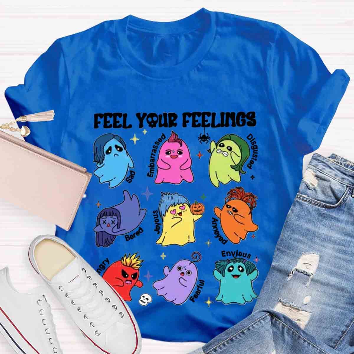 Feel Your Feelings Halloween School Psych Shirt