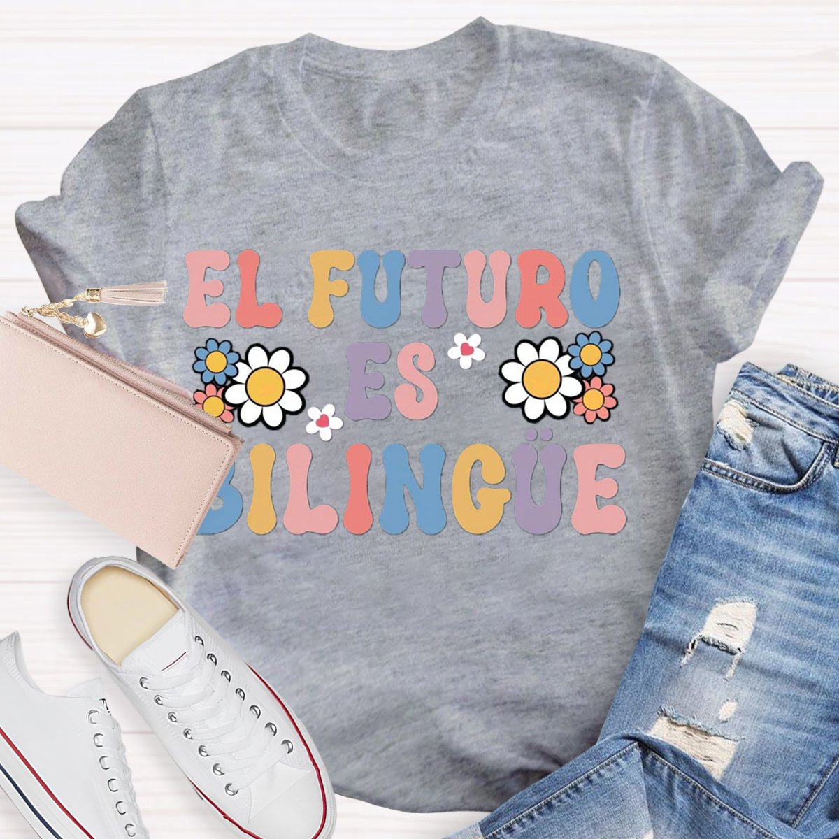 El Futuro Es Bilingüe Spanish Teacher Bilingual Teacher Shirt