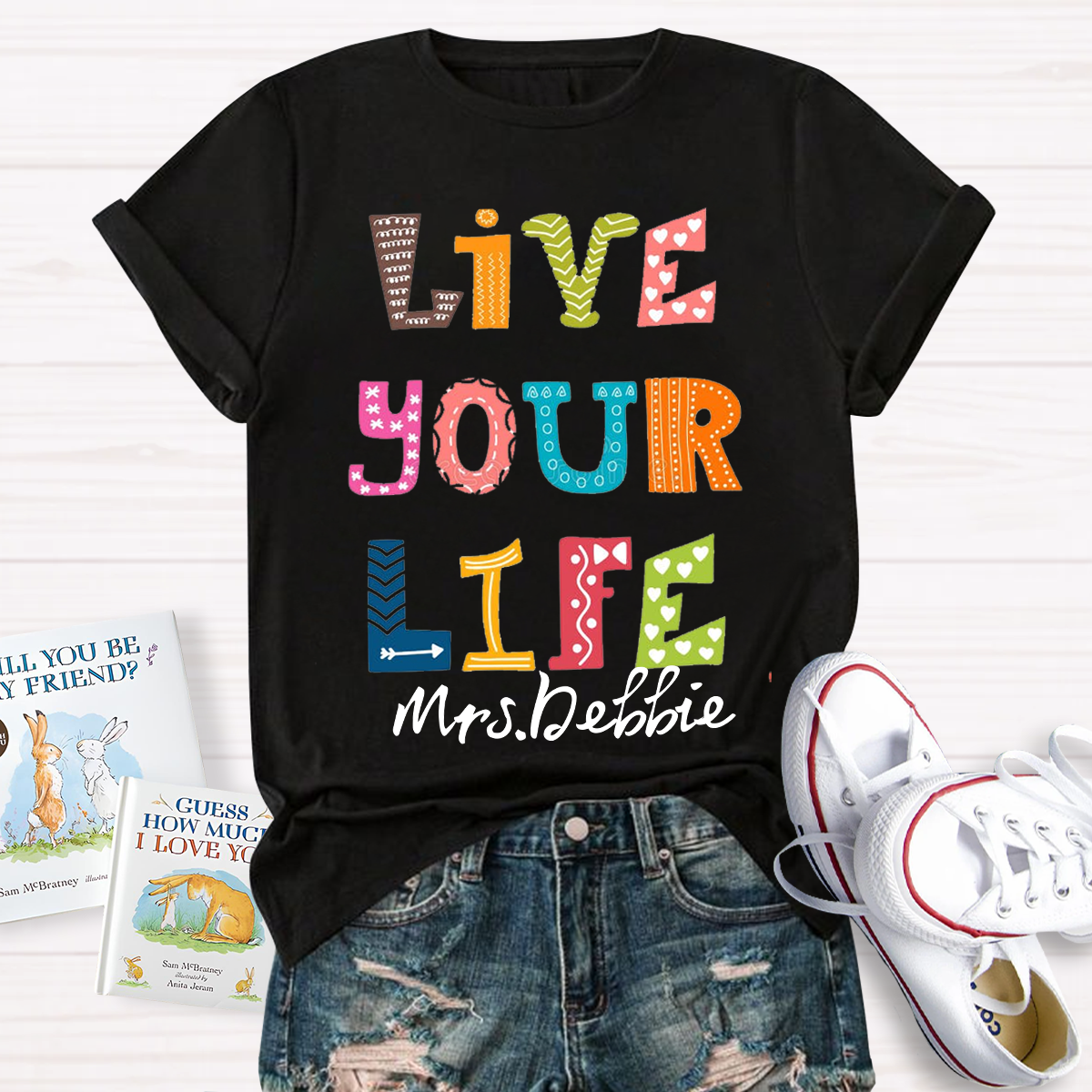 Personalized Name Live Your Life T-Shirt