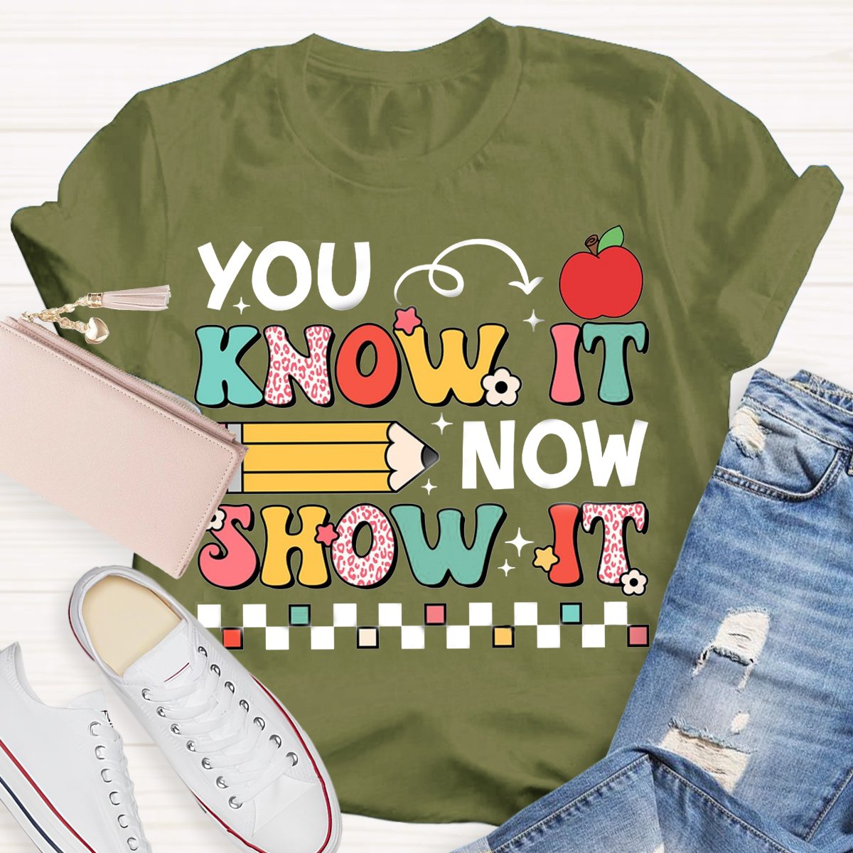 You Know It Now Show It, You're More Than A Test Score Teacher Test Day Shirt