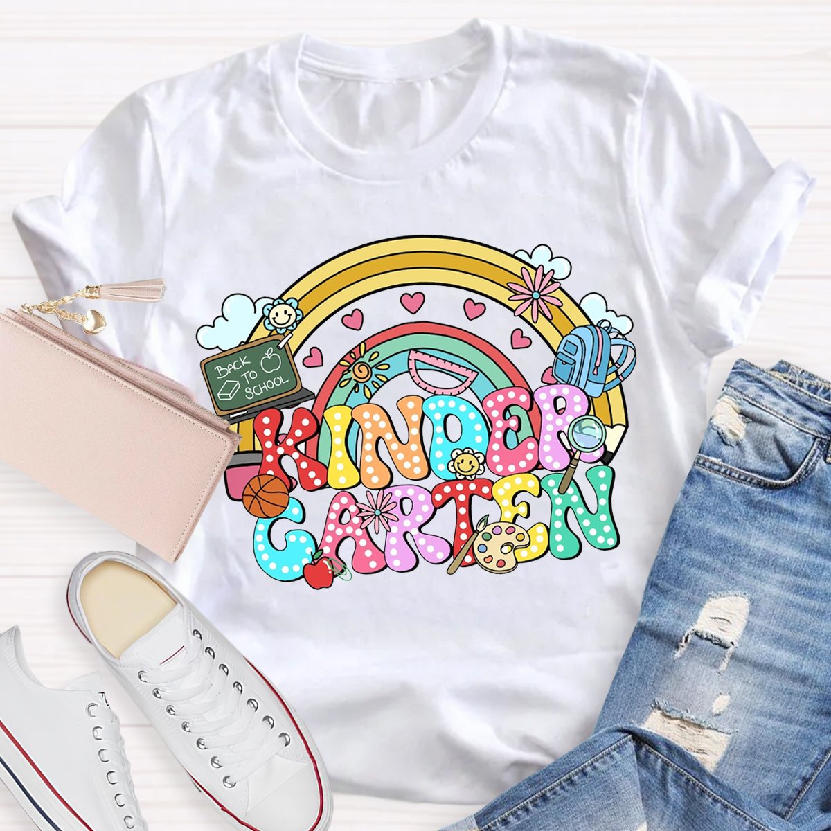 Back To School Kindergarten Teacher T-shirt