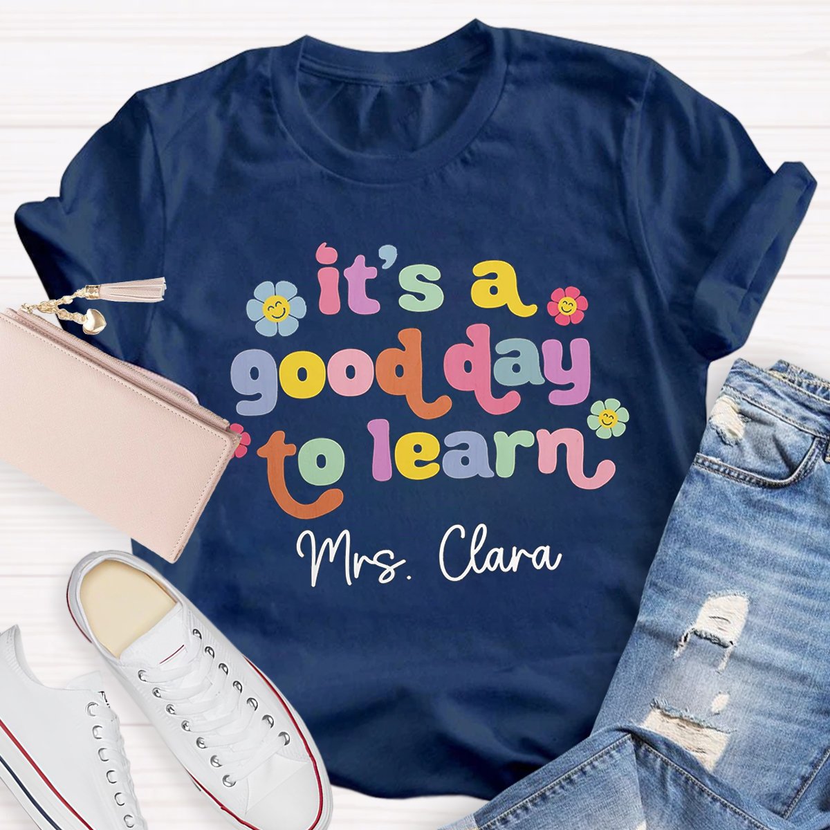 Personalized It's A Good Day To Learn Teacher Shirt