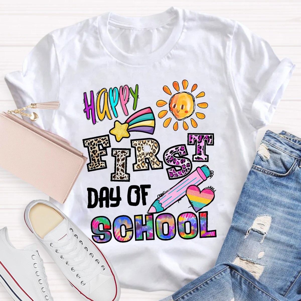 Happy First Day Of School Teacher Shirt