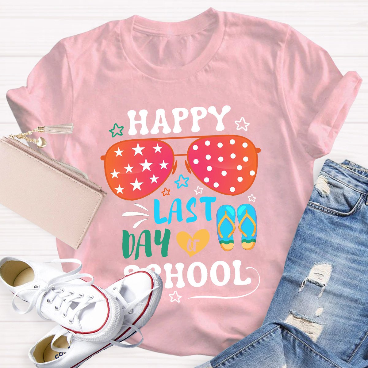 Happy Last Day Of School Funny Teacher Shirt