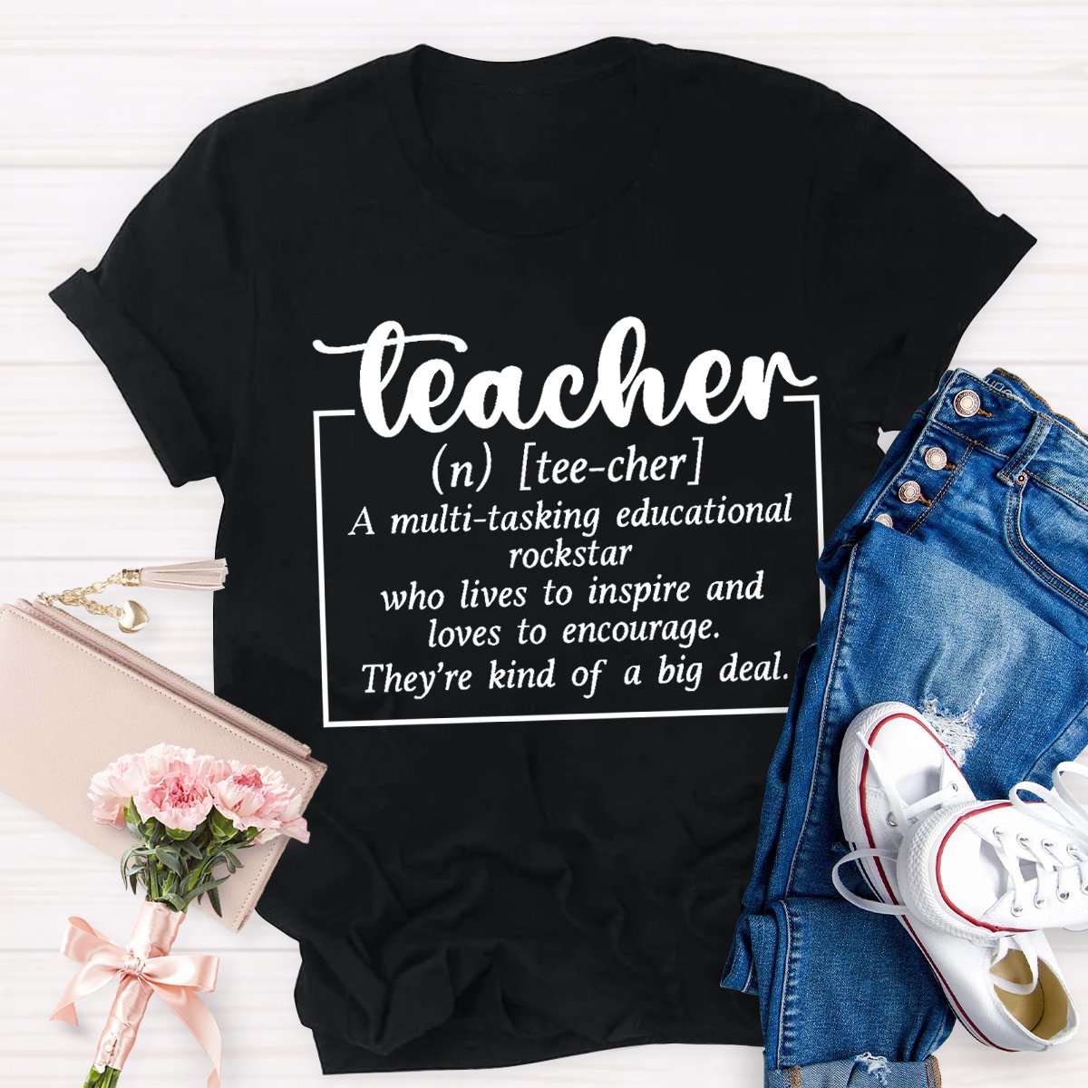 Educational Rockstar Big Deal Journal Teacher T-Shirt