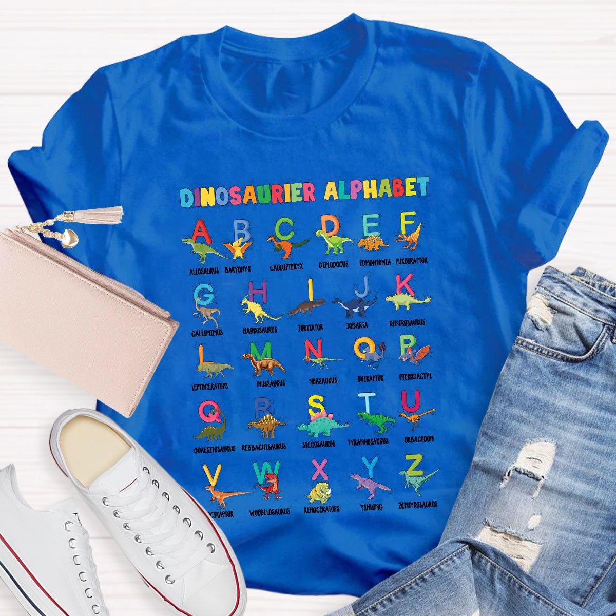 Dinosaur Fun Alphabet T-Shirt