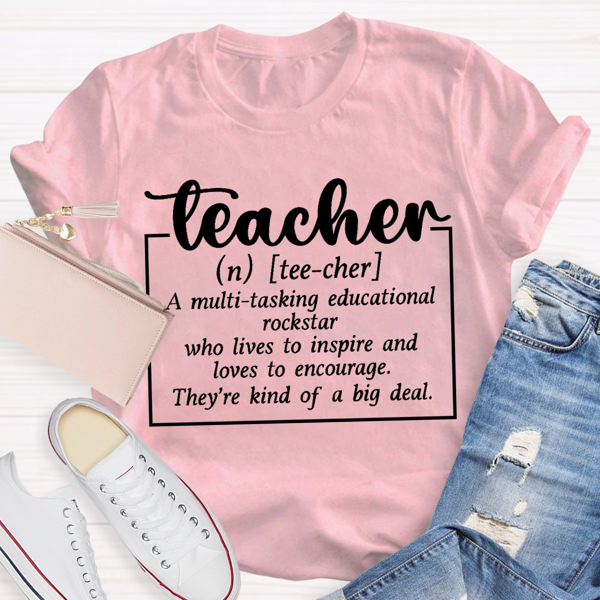 Educational Rockstar Big Deal Journal Teacher T-Shirt