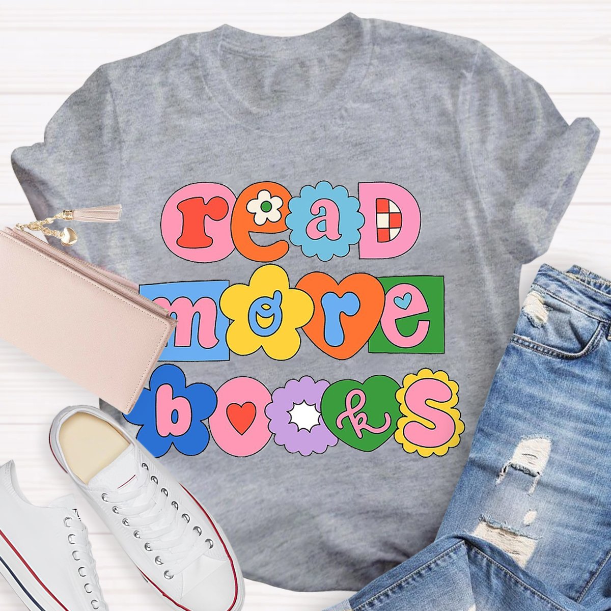 Read More Books Cute Bookish Shirt