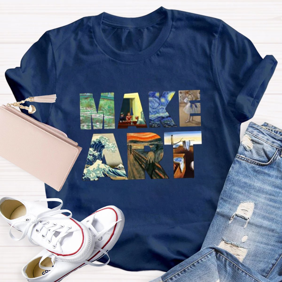 Make Art Teacher Shirt