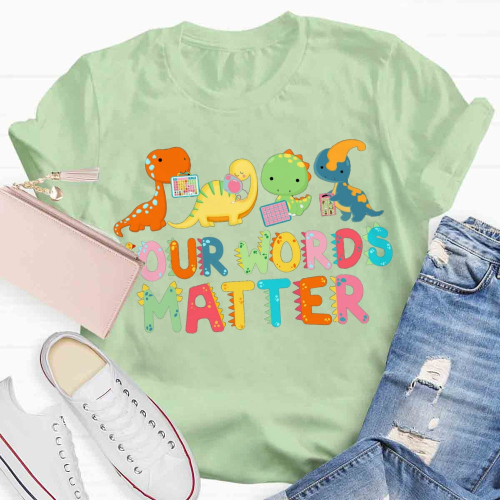 Your World Matters Dinosaur T-shirt