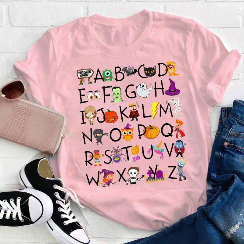 Halloween Alphabet T-Shirt