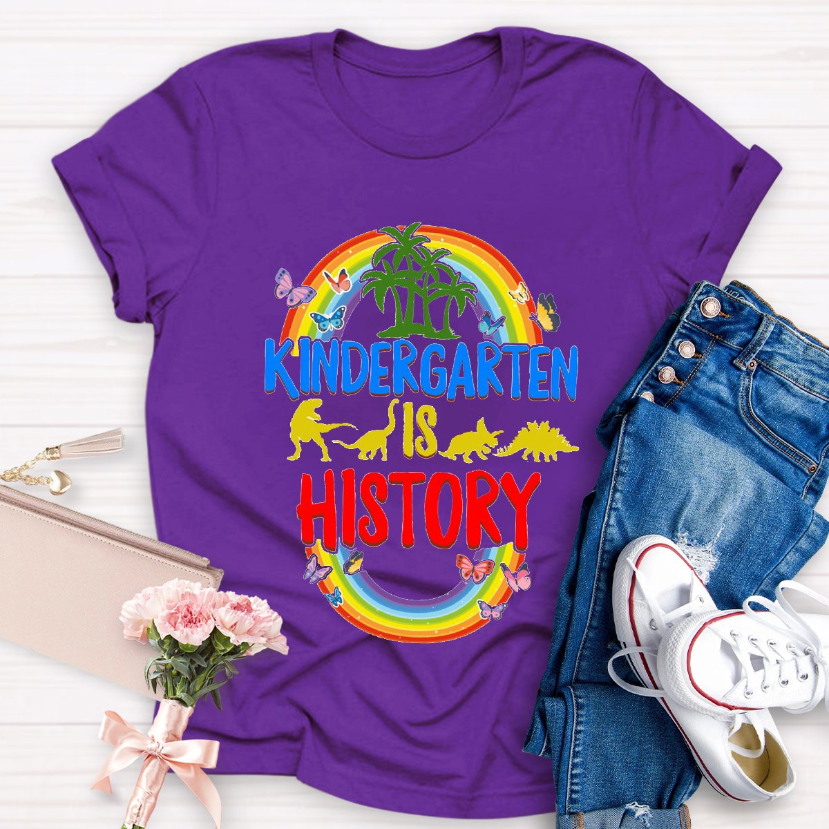 Kindergarten Is Histroy Teacher Shirt