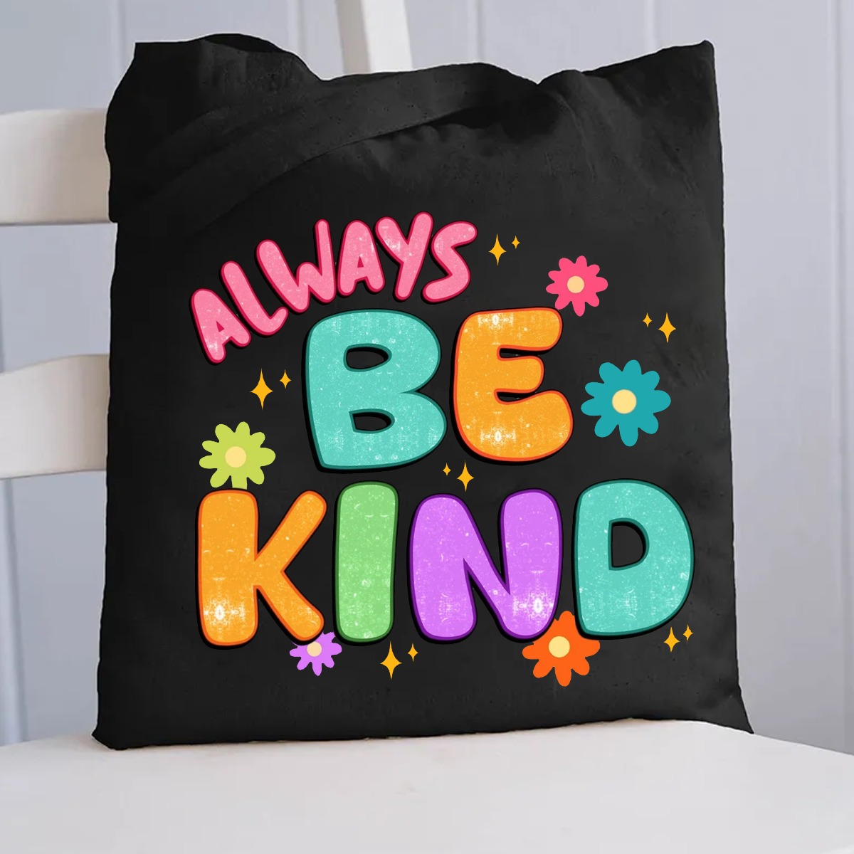 Always Be Kind Teacher Canvas Tote Bag