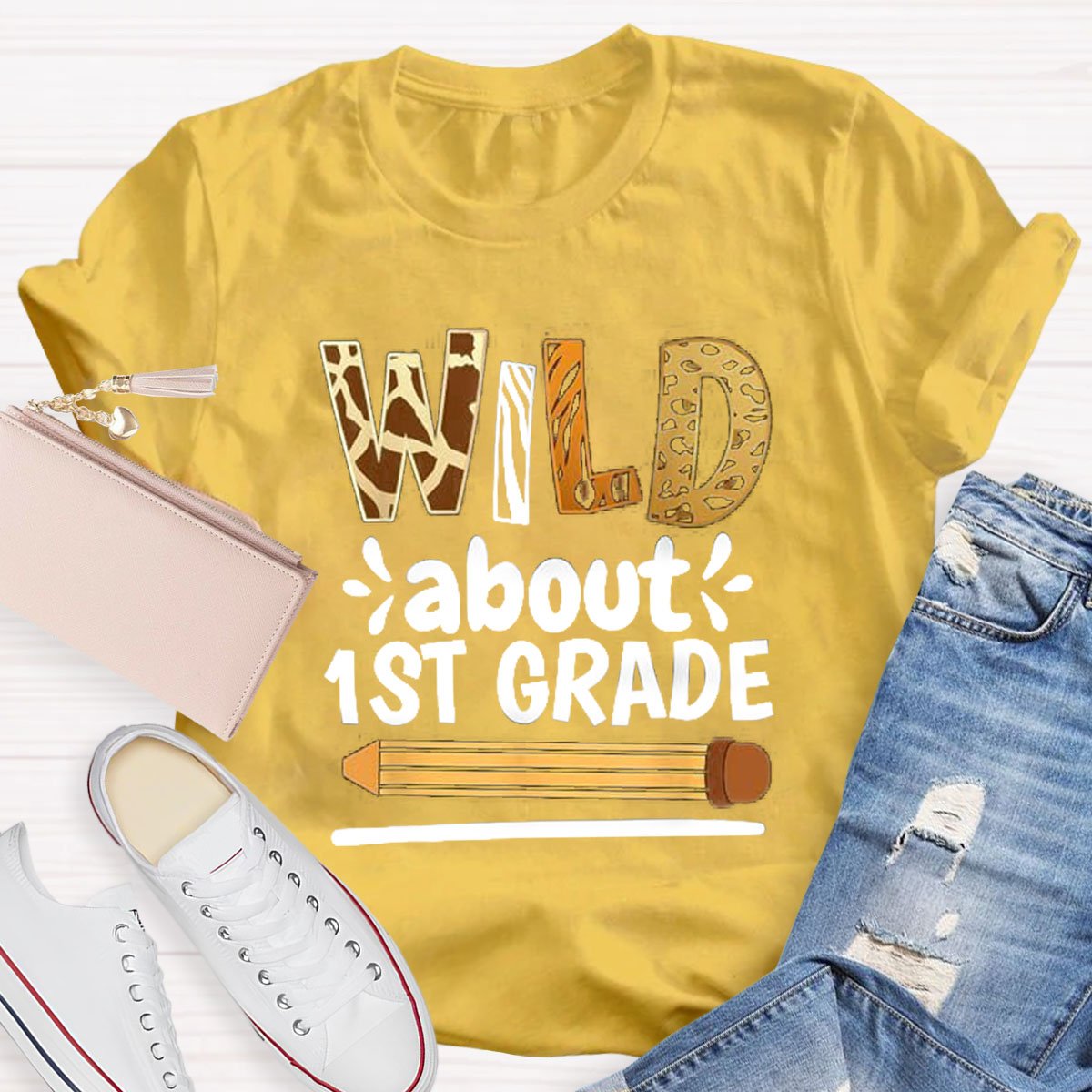 Personalized Your Grade Wild About T-Shirt