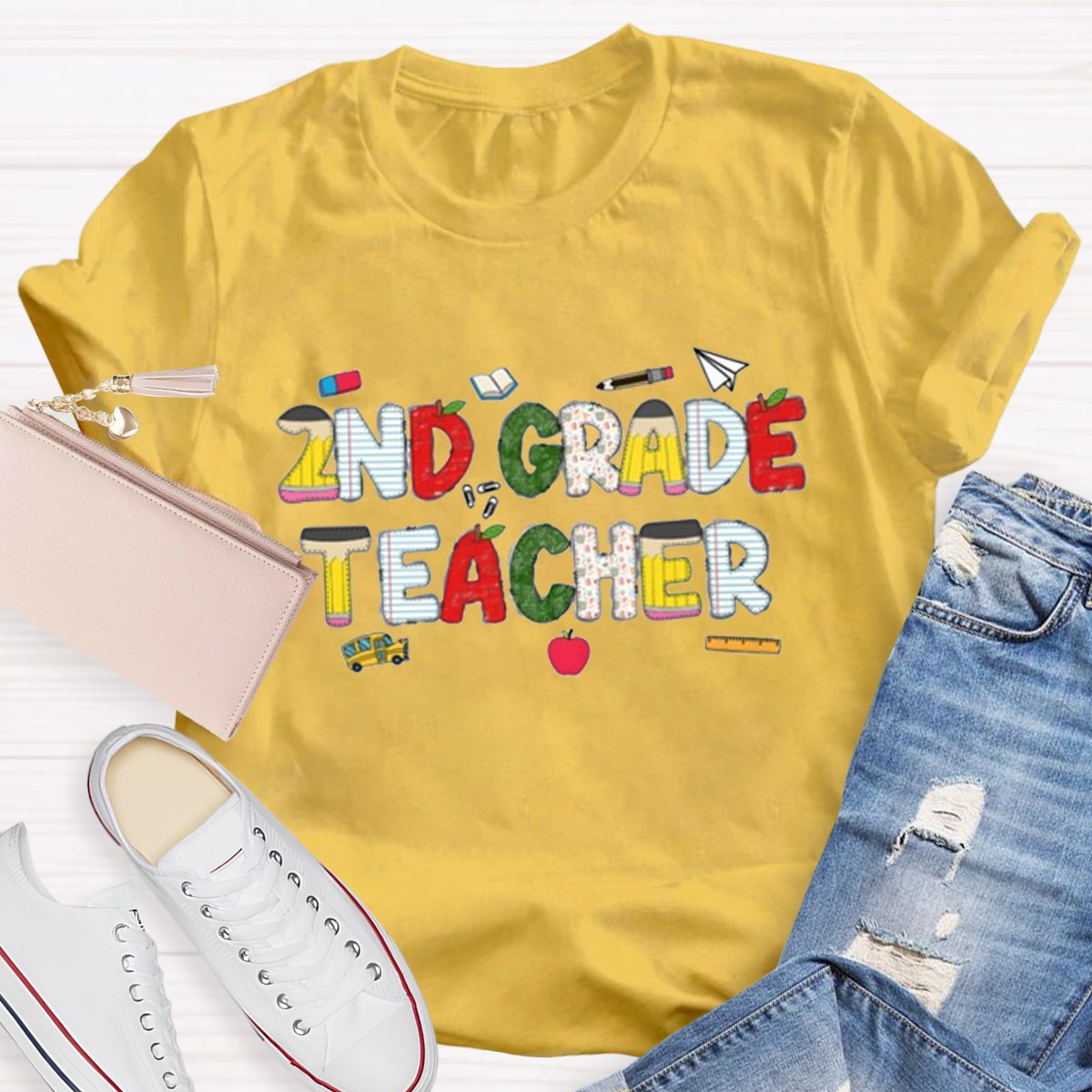 Personalized Grade Teacher Shirt