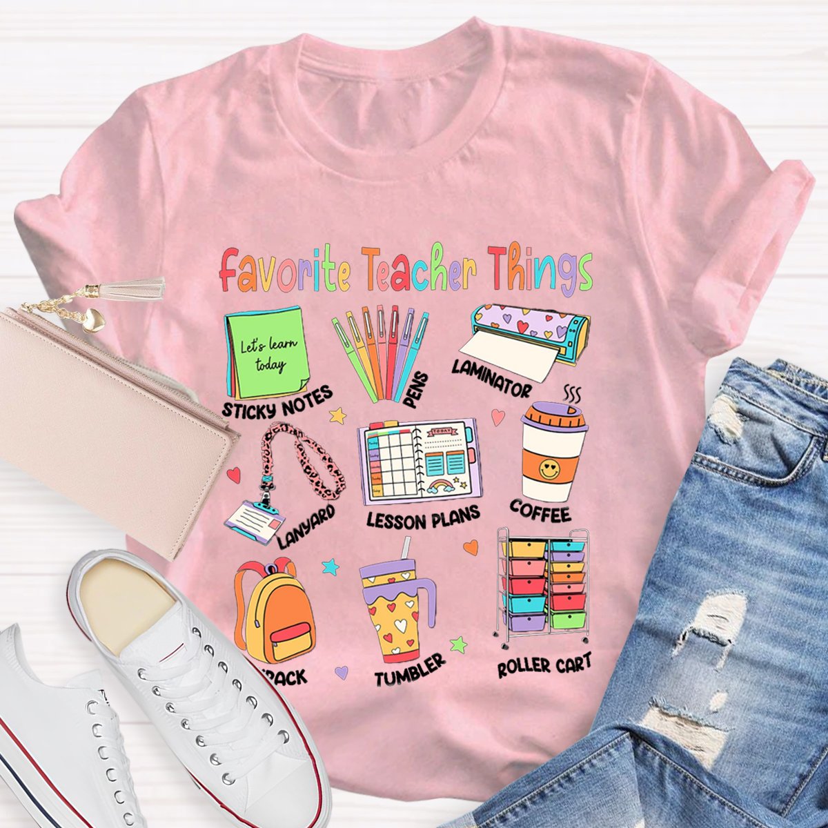 Favorite Teacher Things Teacher Shirt