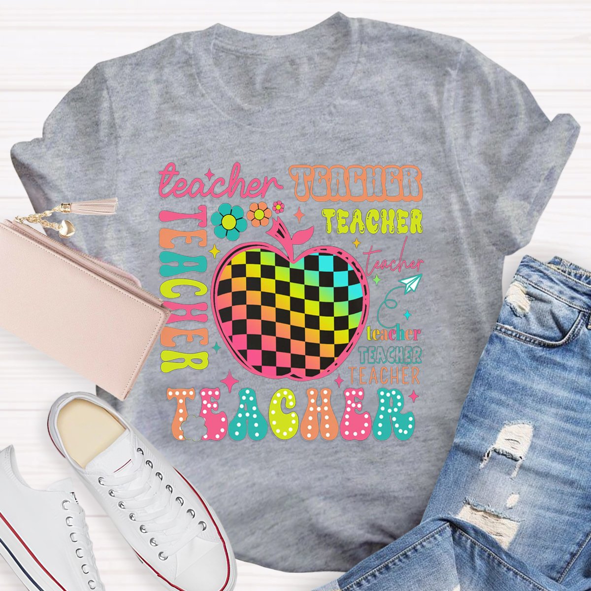 Back To School Apple Teacher Shirt