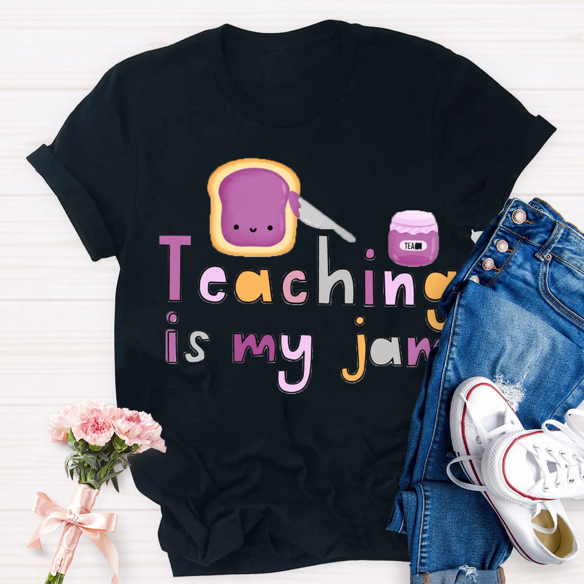 Teaching is my Jam Cute Teacher Shirt