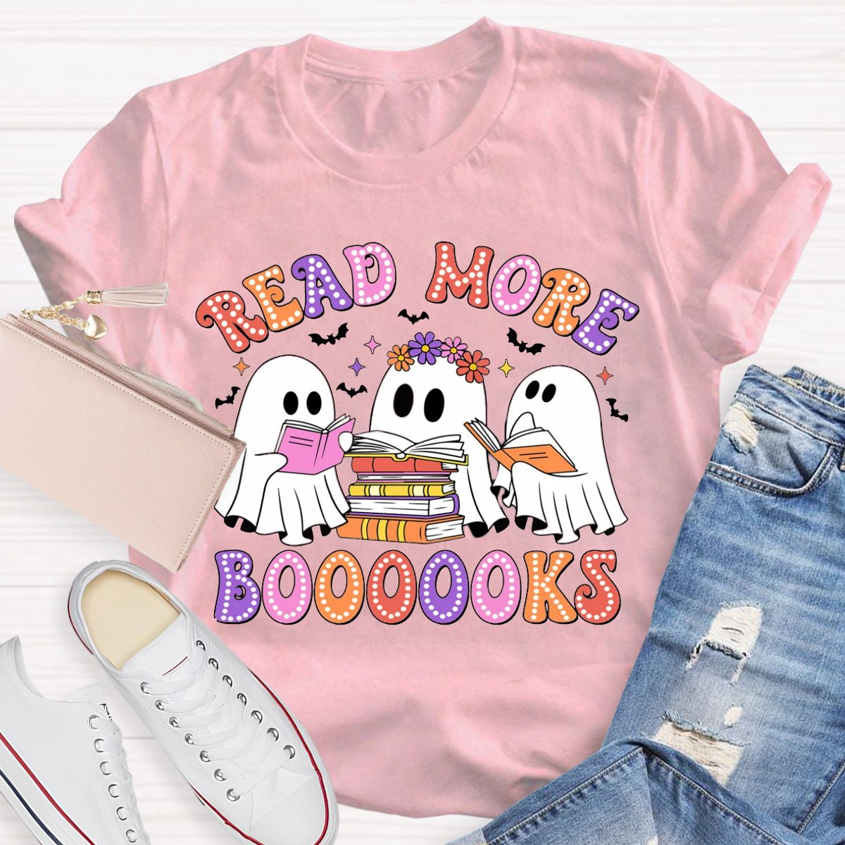 Read More Books Halloween Teacher Shirt